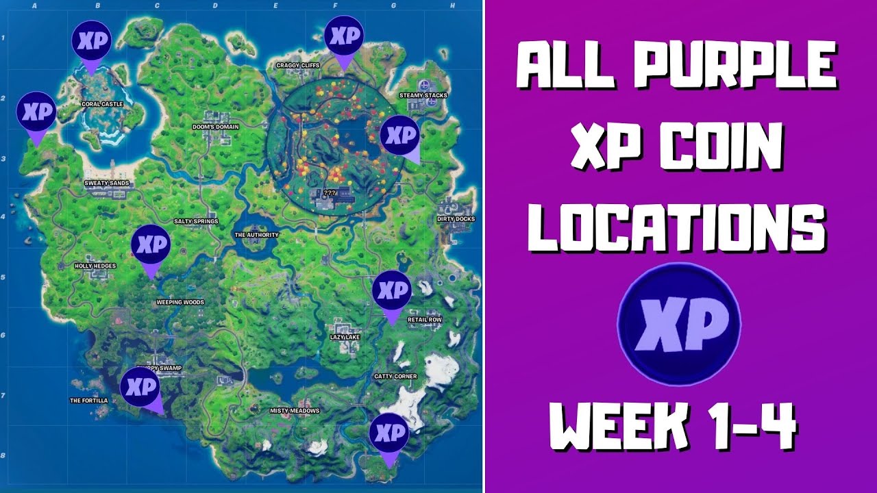 All Fortnite Season 3 Week 5 XP Coin Locations