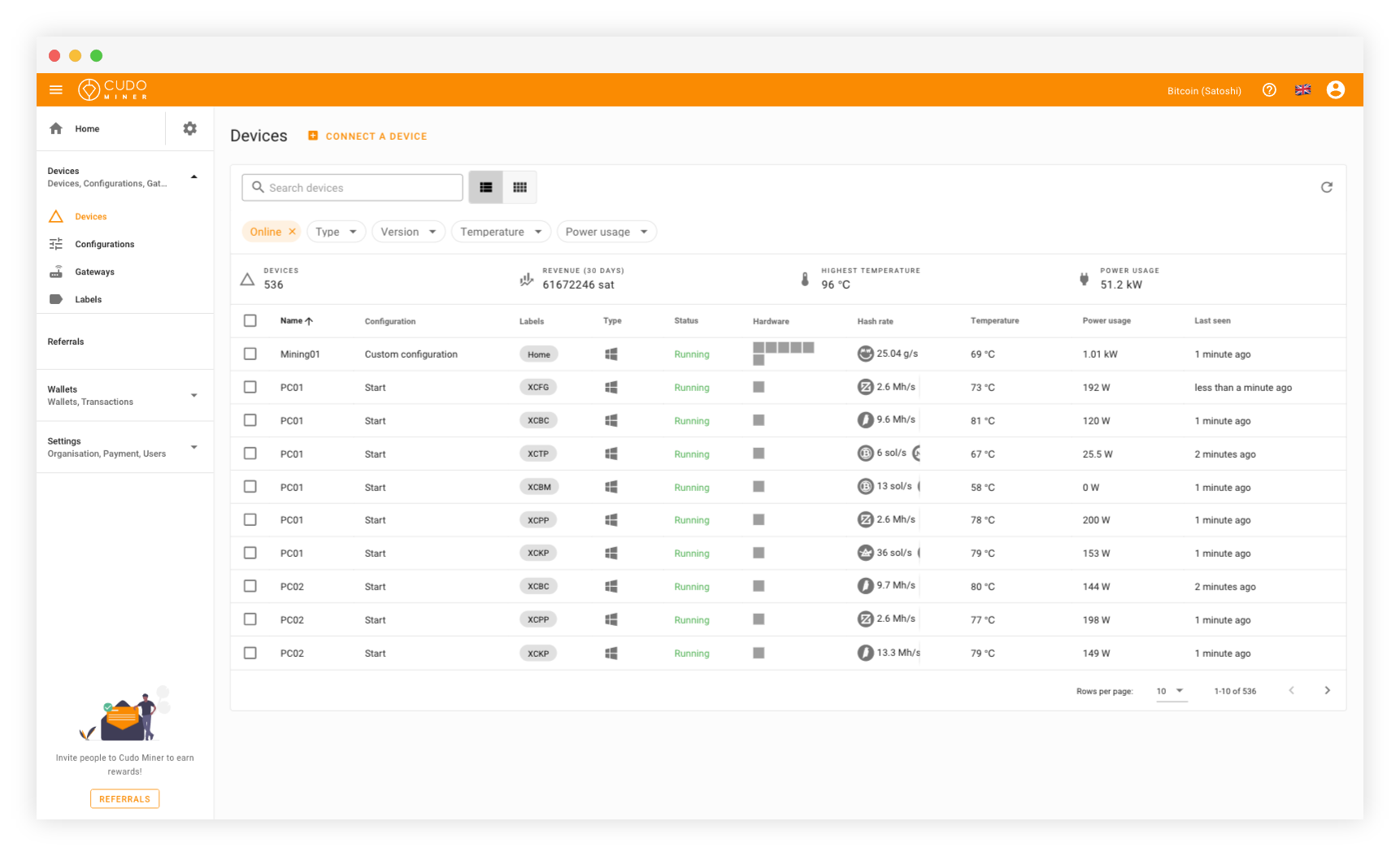 Bitcoin Generators