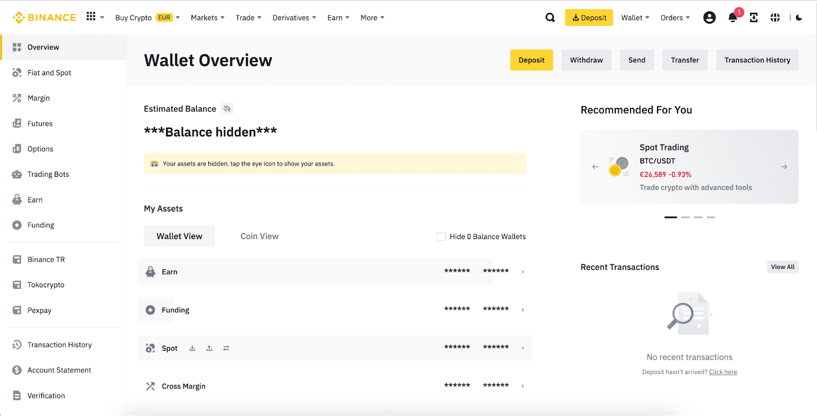 How to Check Your Crypto Wallet Balance on Binance - Crypto Head