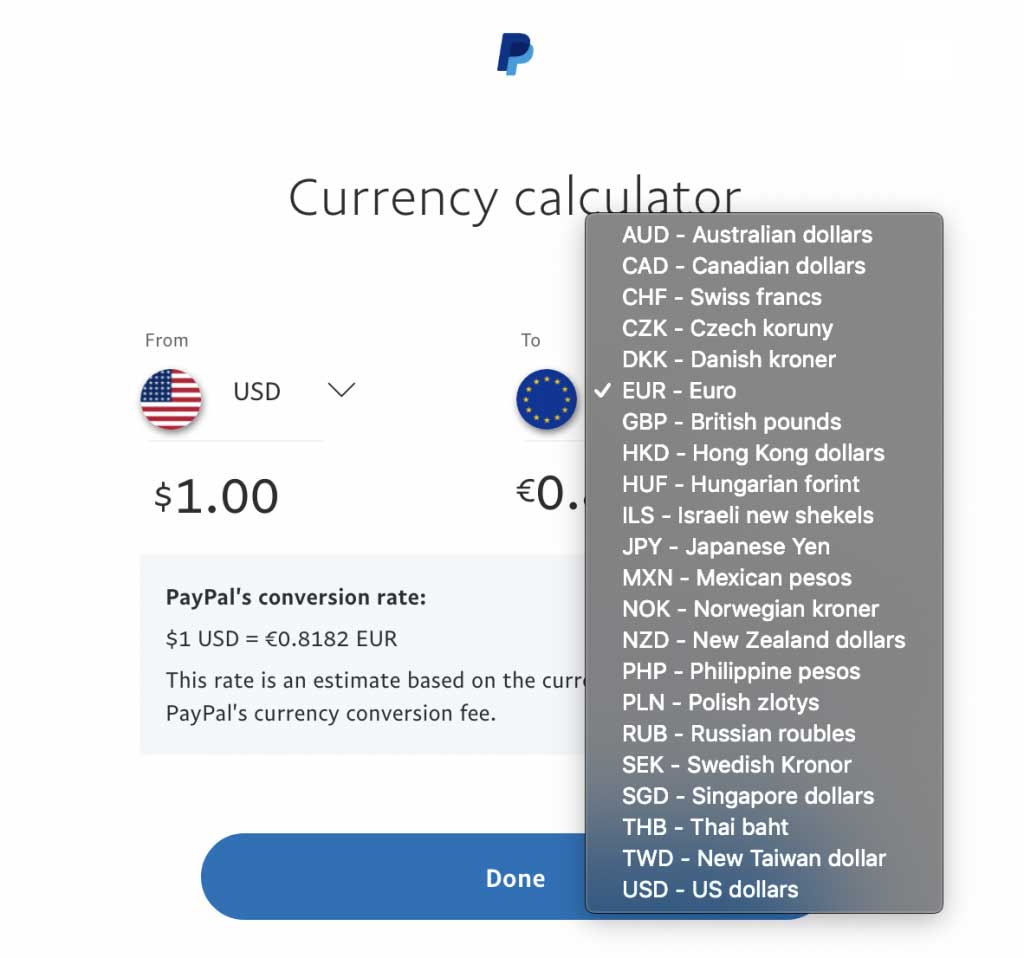 Convert 1 PYUSD to RUB ‒ Real-Time PayPal USD Conversion | coinlog.fun