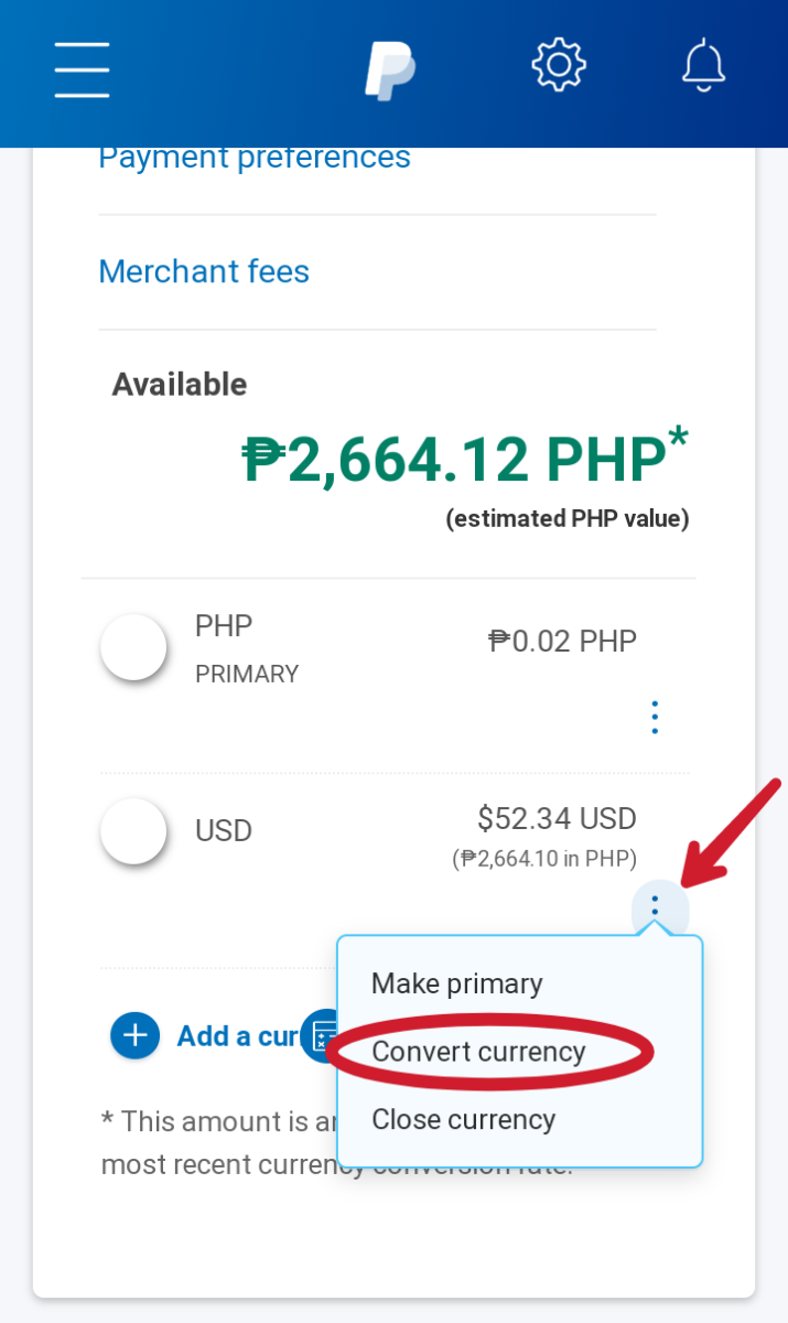 Convert a PayPal payment to cash ? - PayPal Community