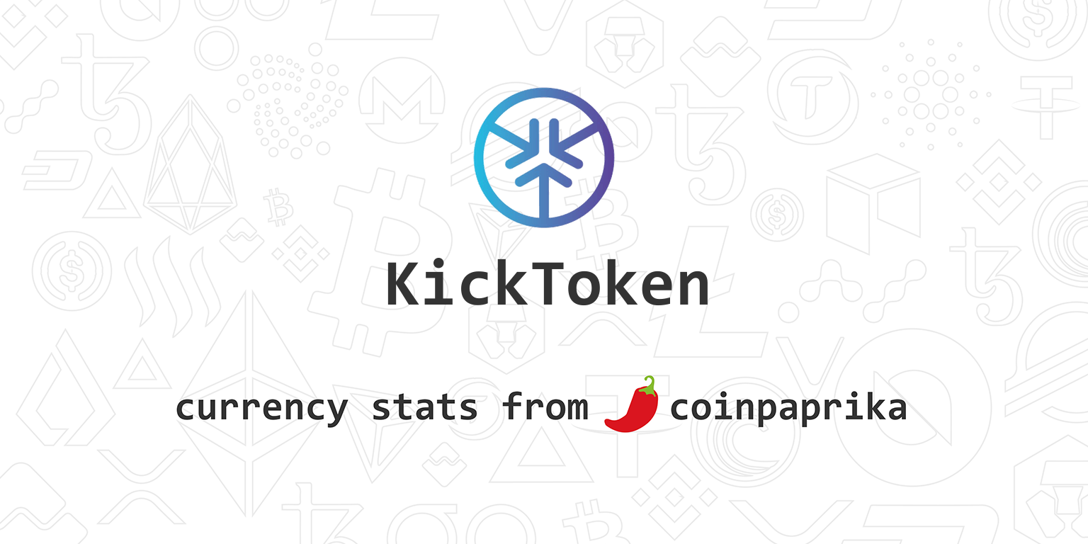 KickToken Price Today - KICK Coin Price Chart & Crypto Market Cap