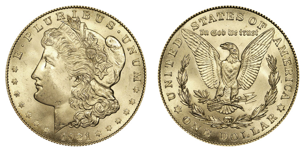 A historical US Morgan Silver Dollar from the year ! - Shop - The London Mint Office