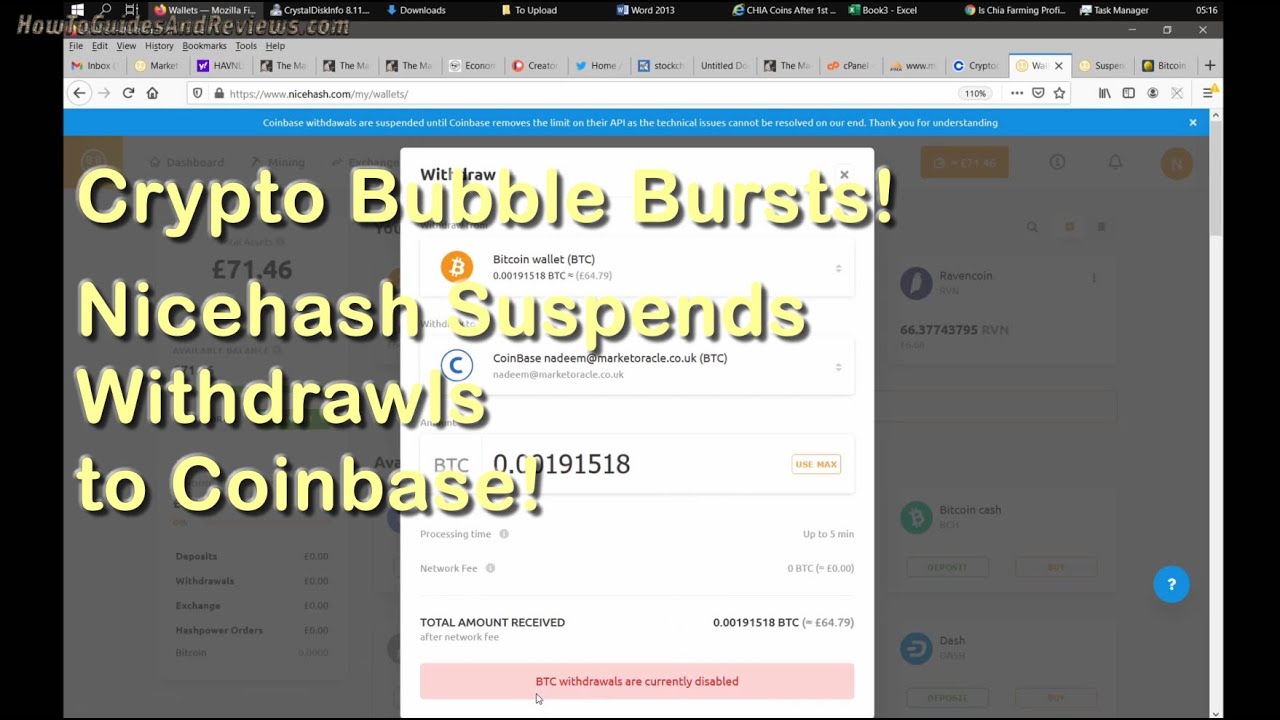 BTC deposit & withdrawal | NiceHash