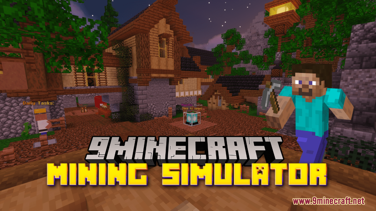 Download map Mining Simulator (Halloween) for Minecraft Bedrock Edition for Android