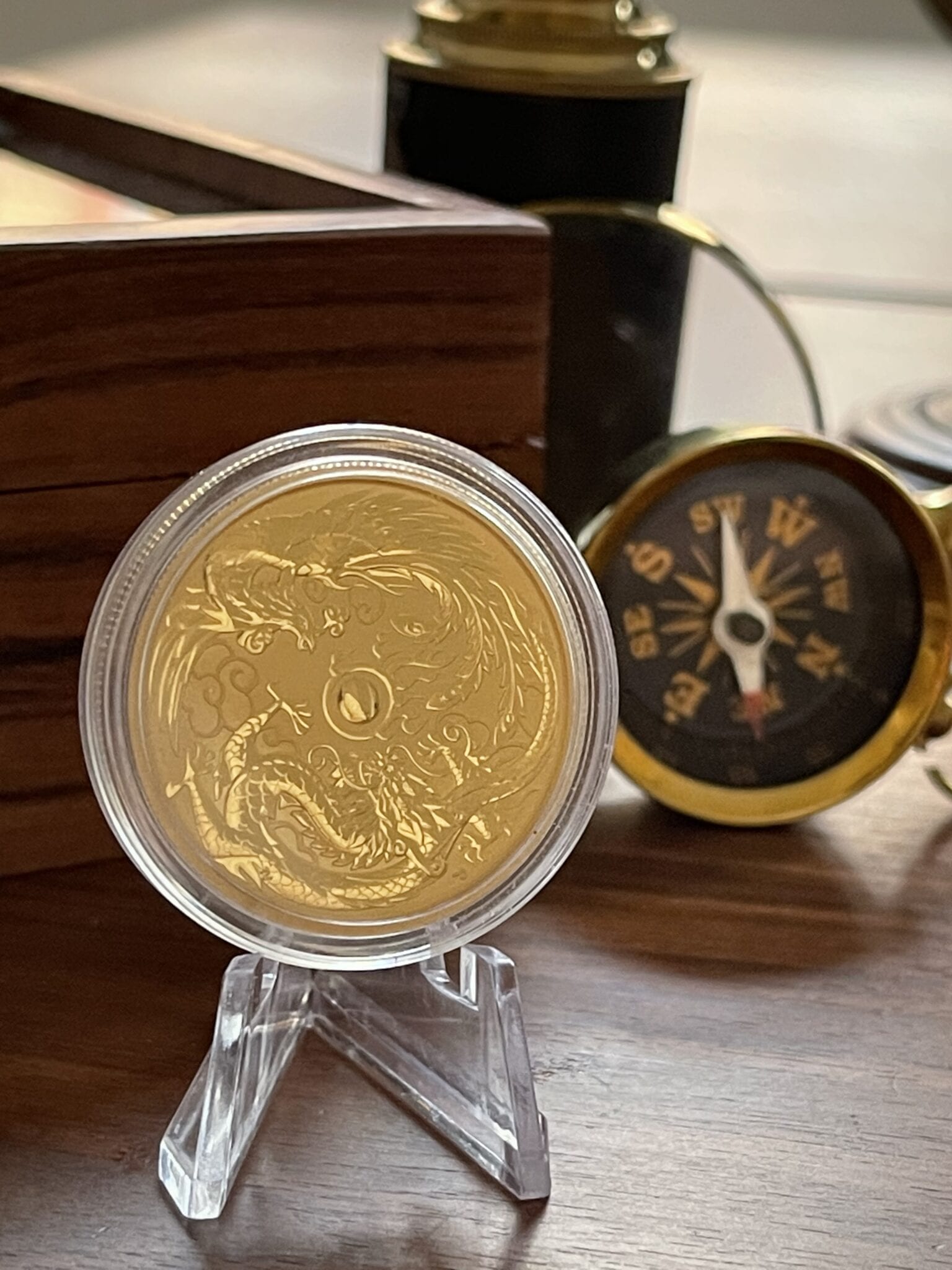 1 oz gold DRAGON & PHOENIX - coinlog.fun