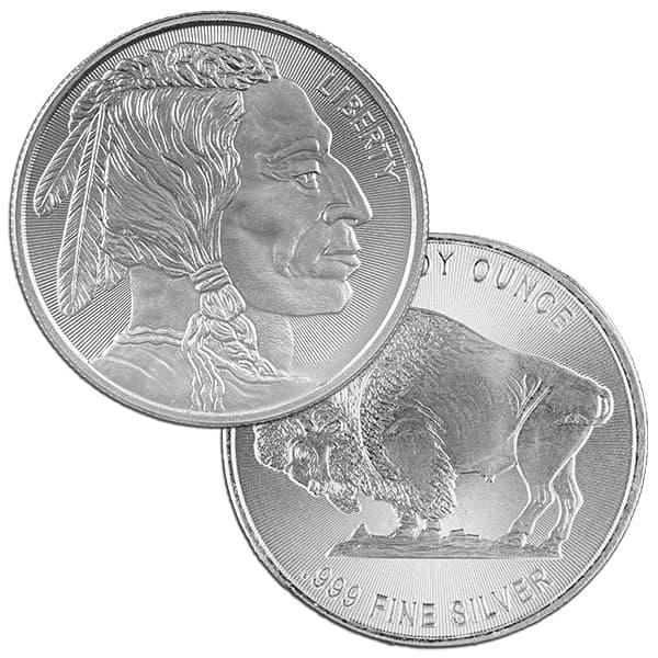 GSM Buffalo 1 oz Silver Round (New) - Hero Bullion