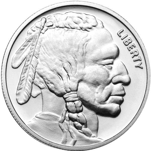 1 oz American Fine Silver Buffalo Round | European Mint