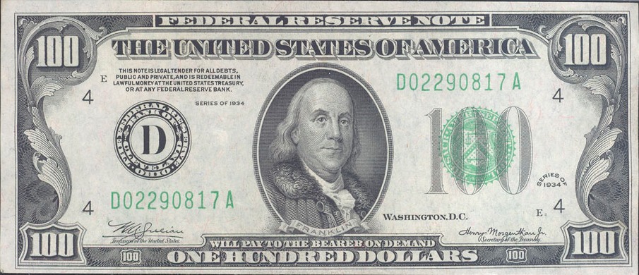 United States one-hundred-dollar bill - Wikipedia