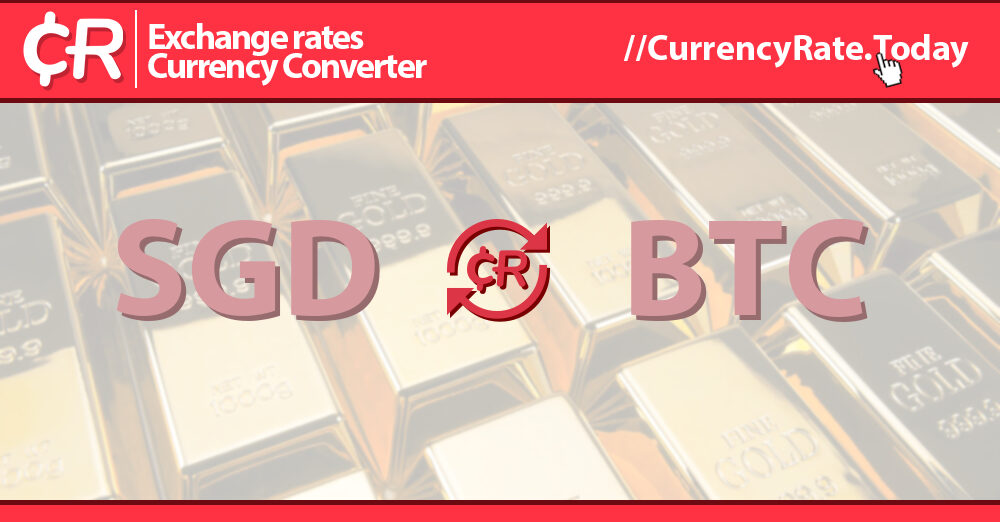 Convert BTC to SGD