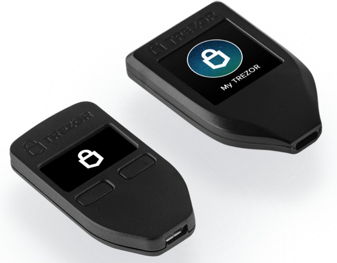 Trezor Model One Black - Hardware wallet - Trezor Official Partner - coinlog.fun