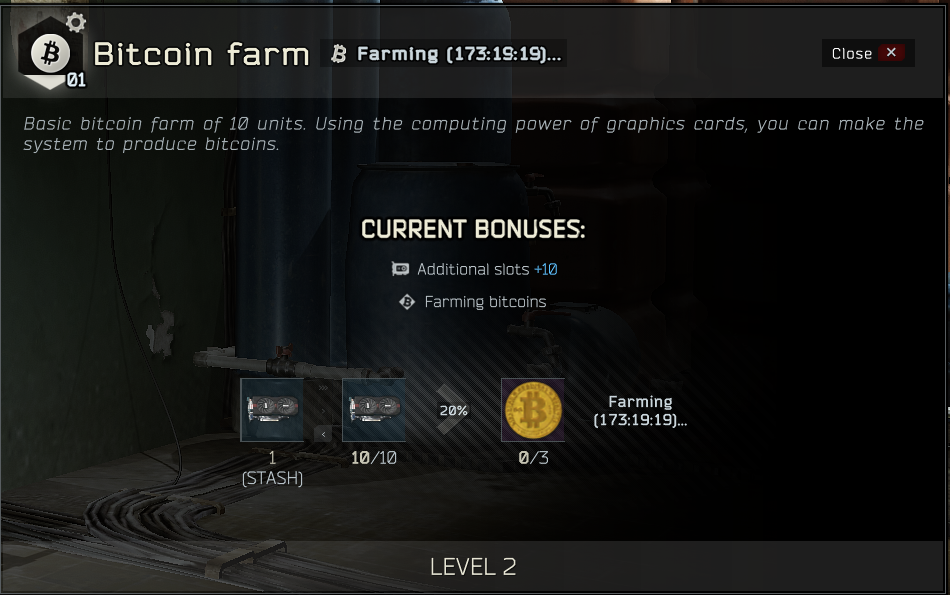 Escape from Tarkov: Is the bitcoin farm worth it in ?