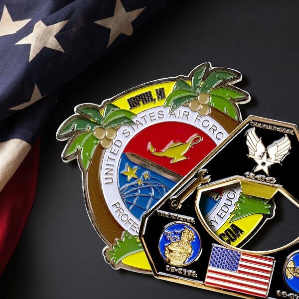 Custom Air Force Challenge Coins - Signature Coins