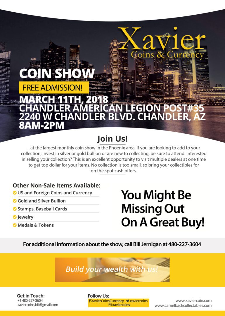 Coin Show! - Xavier Coin