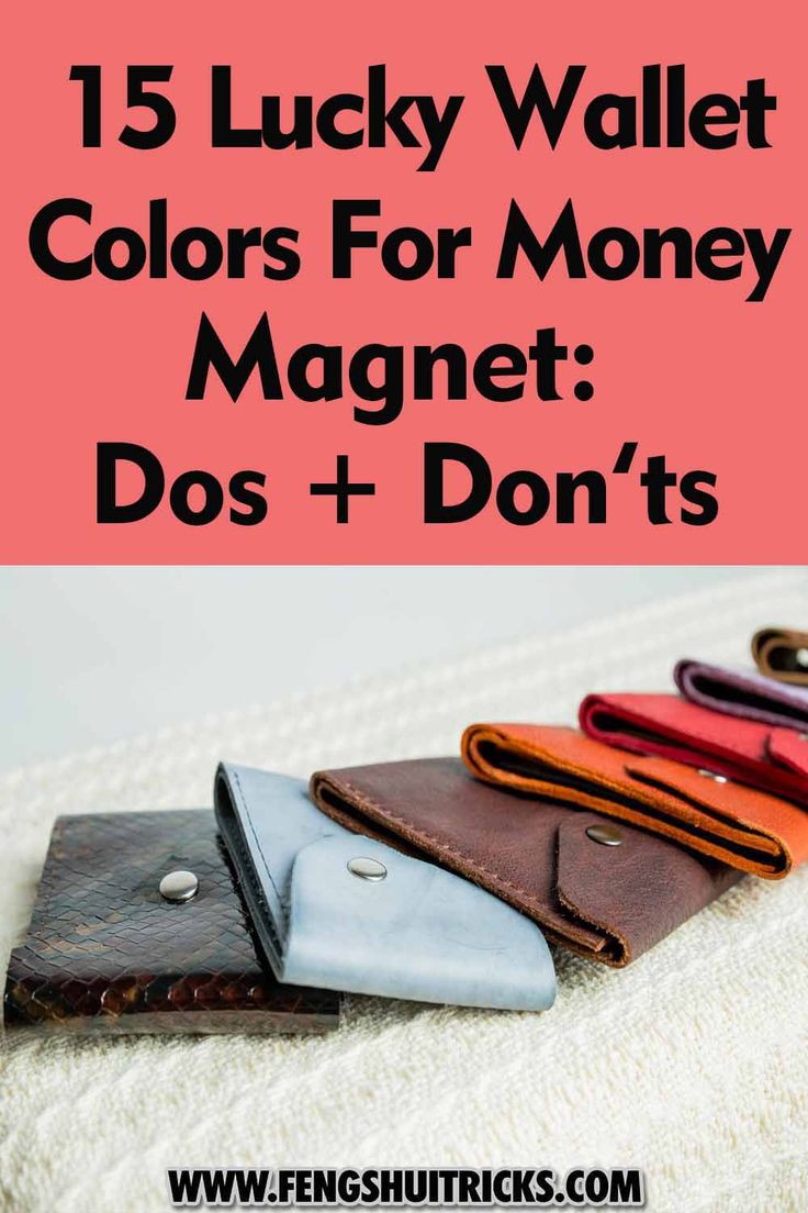 12 Easy To Follow Feng Shui Wallet Tips And Colours To Attract Wealth