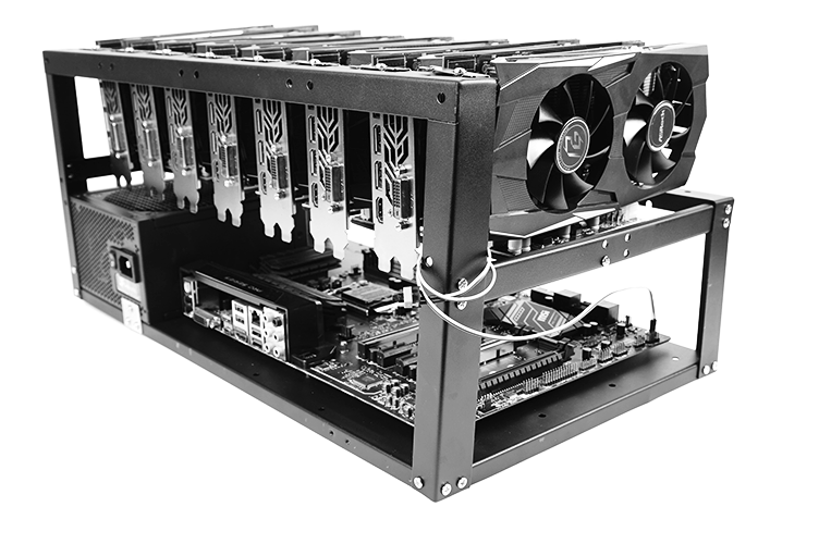 Vikrant Tech Etherium Mining Rig 8 Gpu Importer from New Delhi