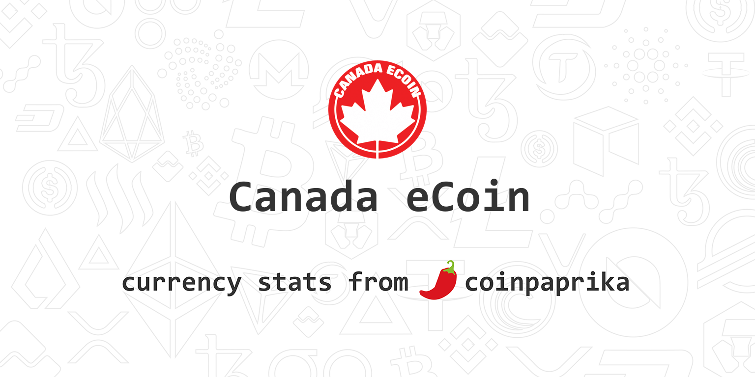 Canada eCoin Price Today | CDN Price Chart And Index Real Time