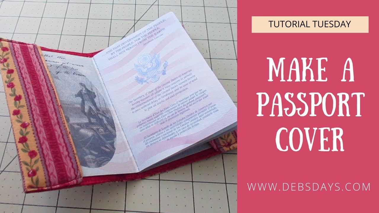 FREE DIY Passport Wallet sewing pattern - Sew Modern Bags