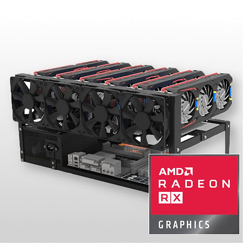 GPU Mining Rig - 6 x AMD Radeon RX XT | coinlog.fun