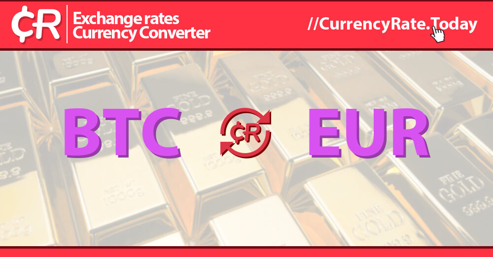 Convert BTC to EUR