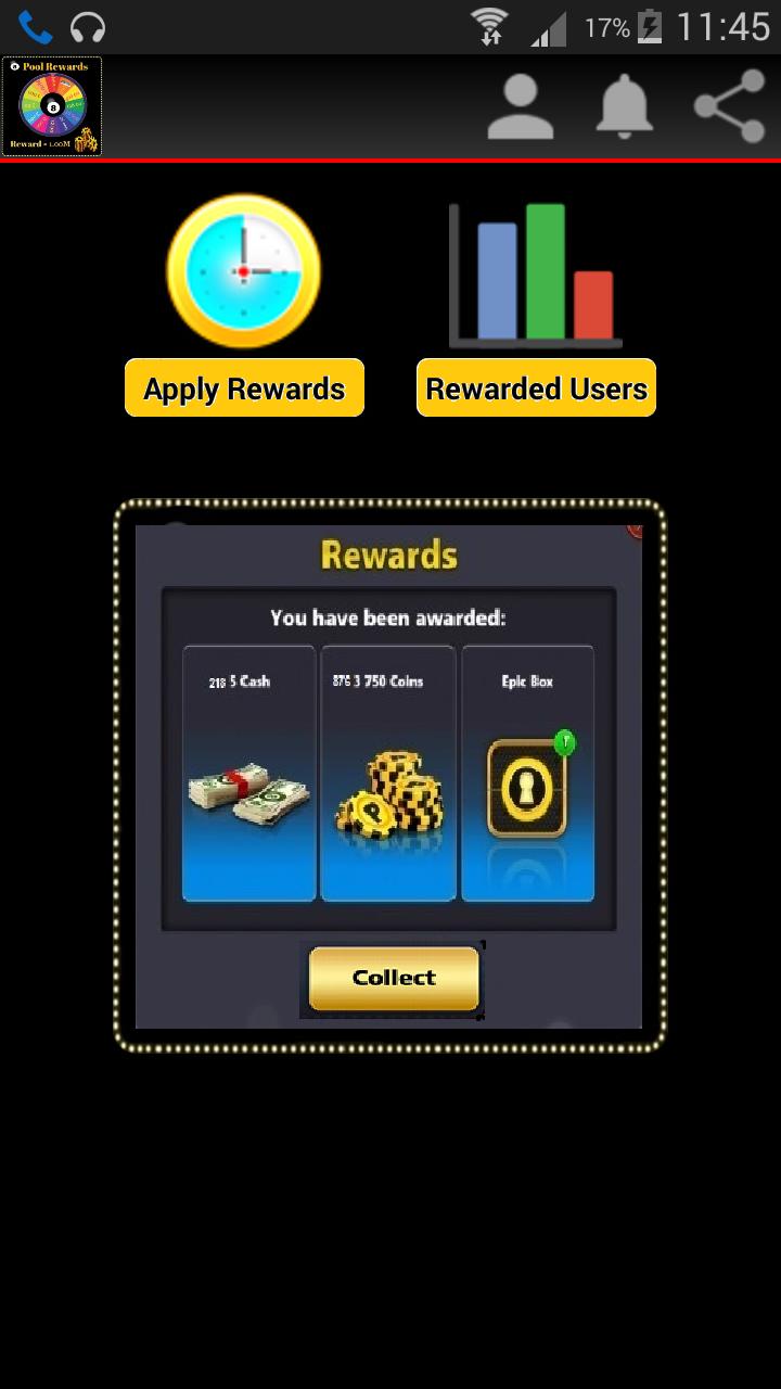 8 Ball Pool Daily Rewards