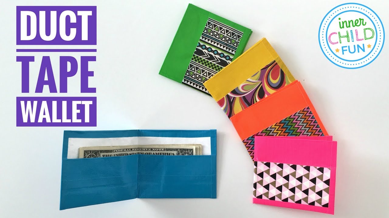 How To Make a Duct Tape Wallet - Welcome To Nana's