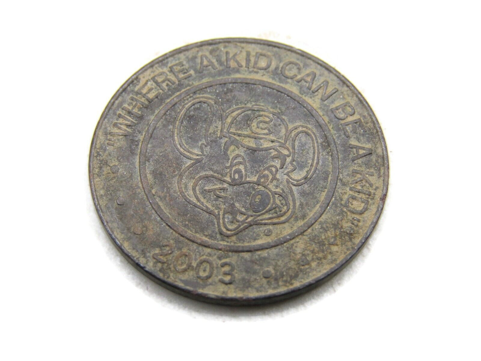 Chuck E Cheese Token, &#;Where A Kid Can Be A Kid&#;