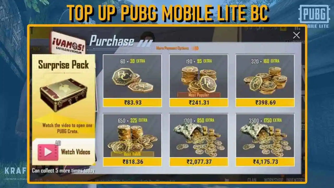 PUBG Mobile Lite MOD APK v [Unlimited UC, BC, Health] 