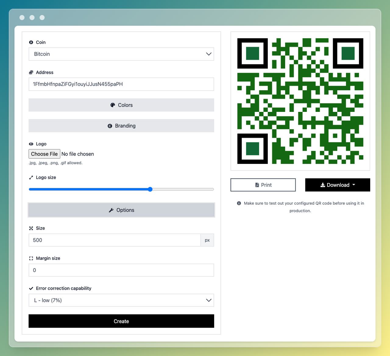 Scan an Ethereum Wallet's QR Code | coinlog.fun