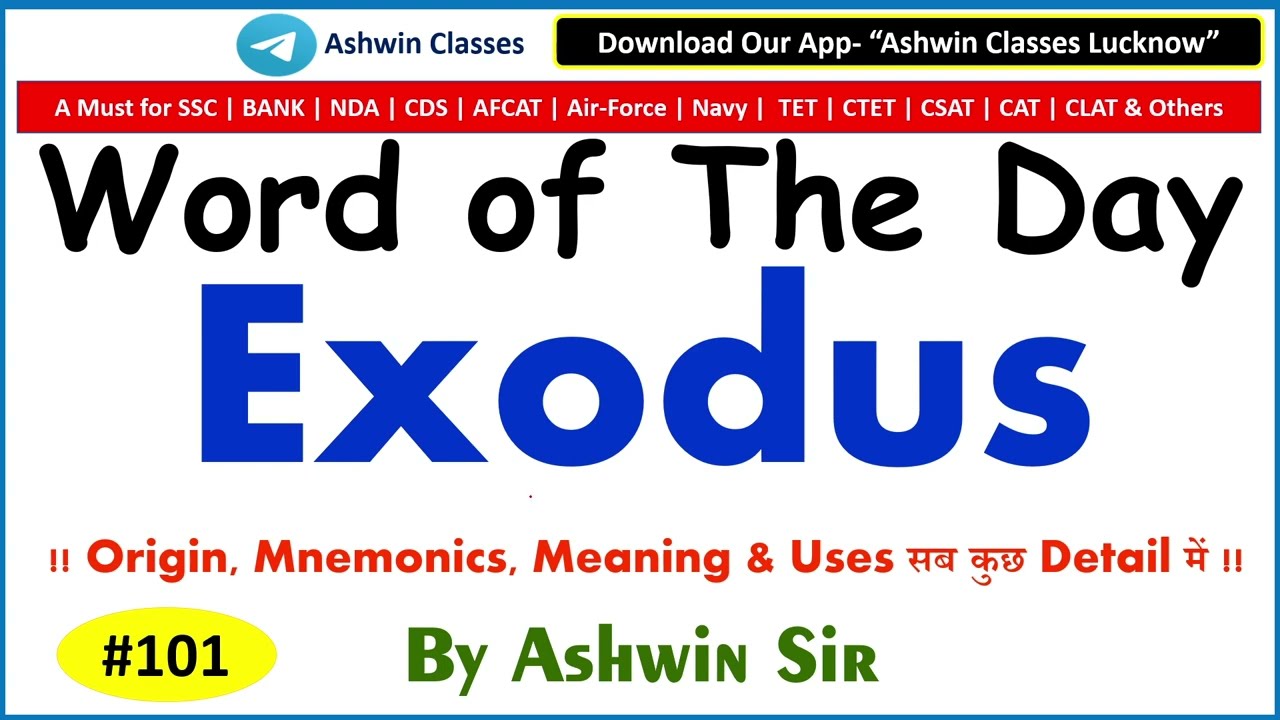 BOOK OF EXODUS: 25 Synonyms | coinlog.fun