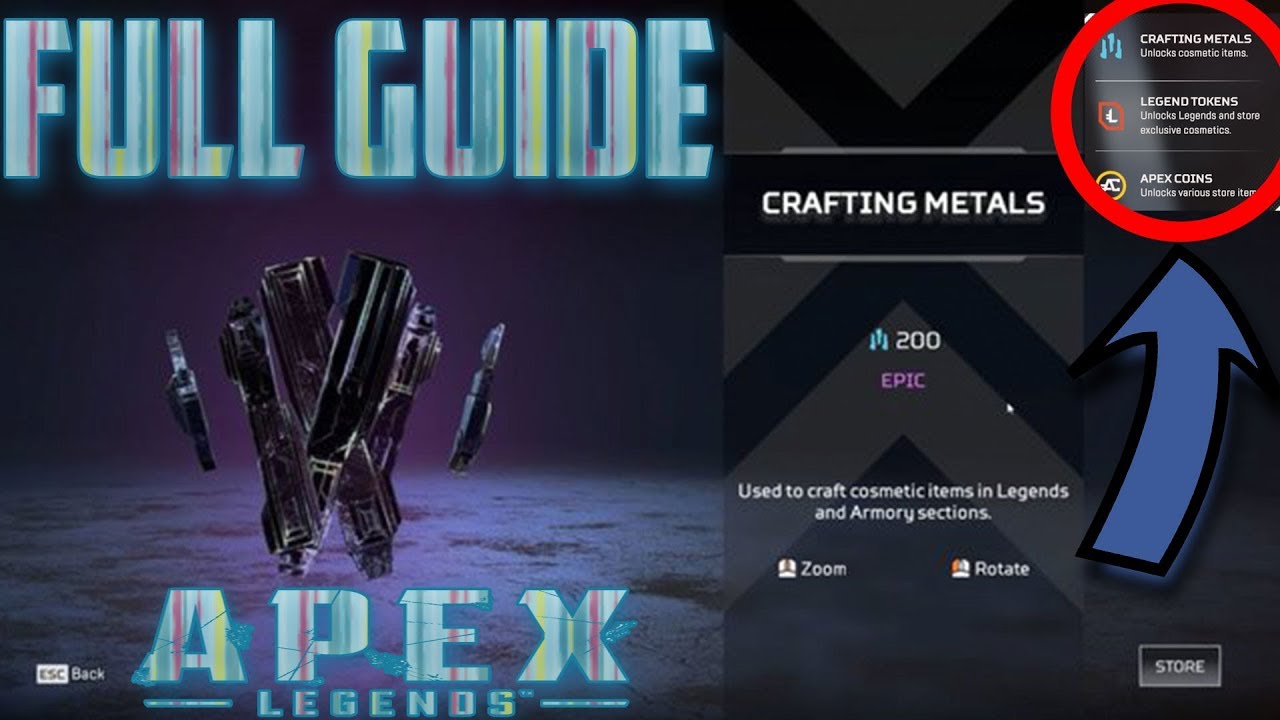 Apex Legends crafting metal explained | GamesRadar+