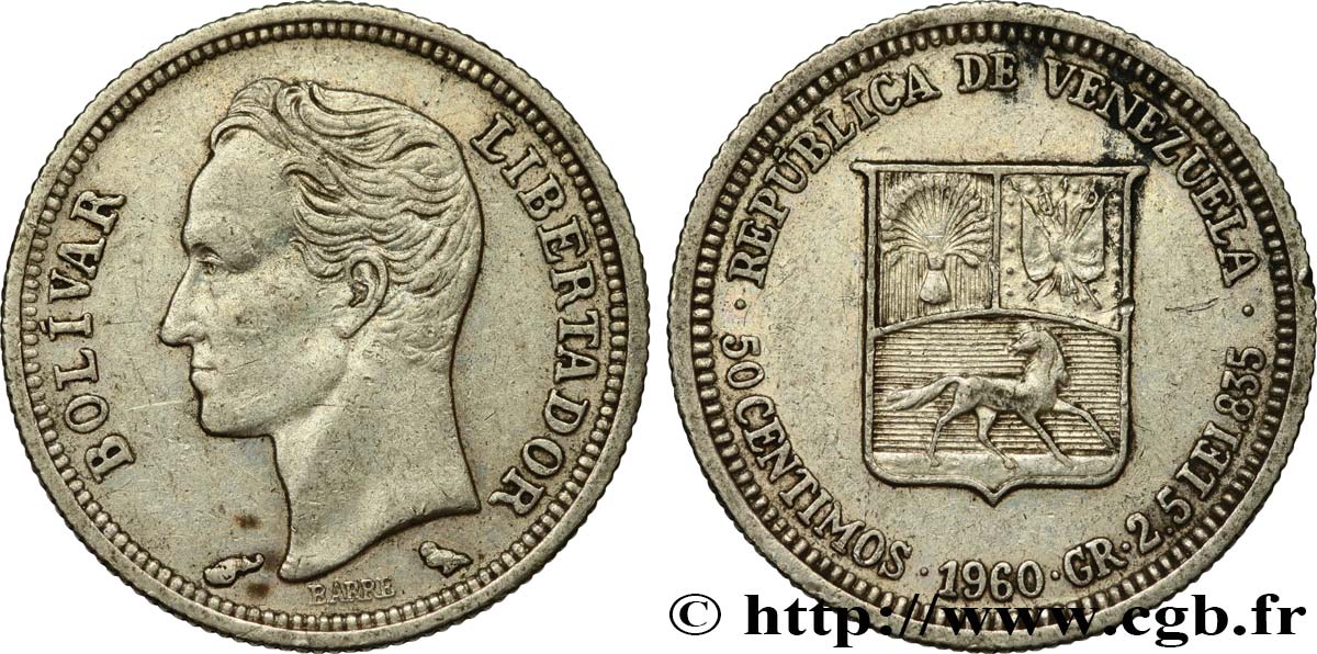 1 bolívar , Venezuela - Coin value - coinlog.fun