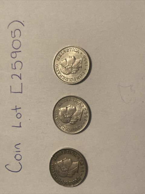 Coin Value: Switzerland 5, 10, and 20 Rappen to Date