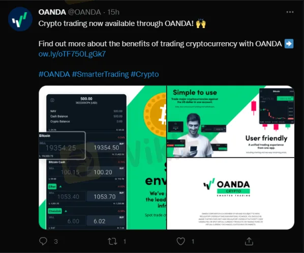 Oanda Is Opening A U.K. Cryptocurrency Trading Platform