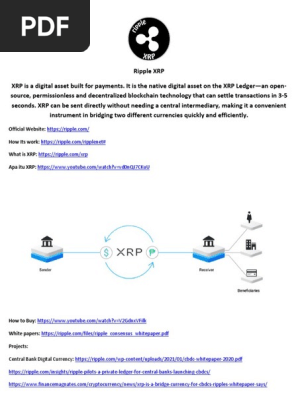 What is XRP and what is Ripple?