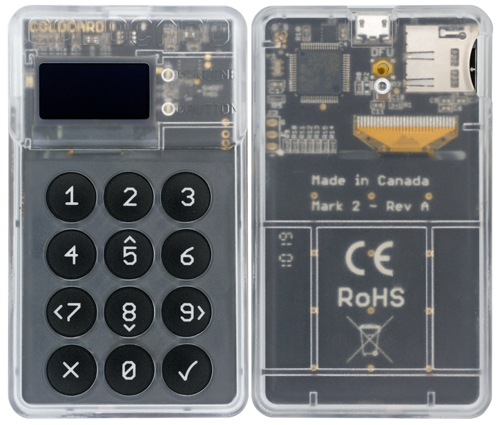 Compare CoinKite Coldcard vs Trezor Model T