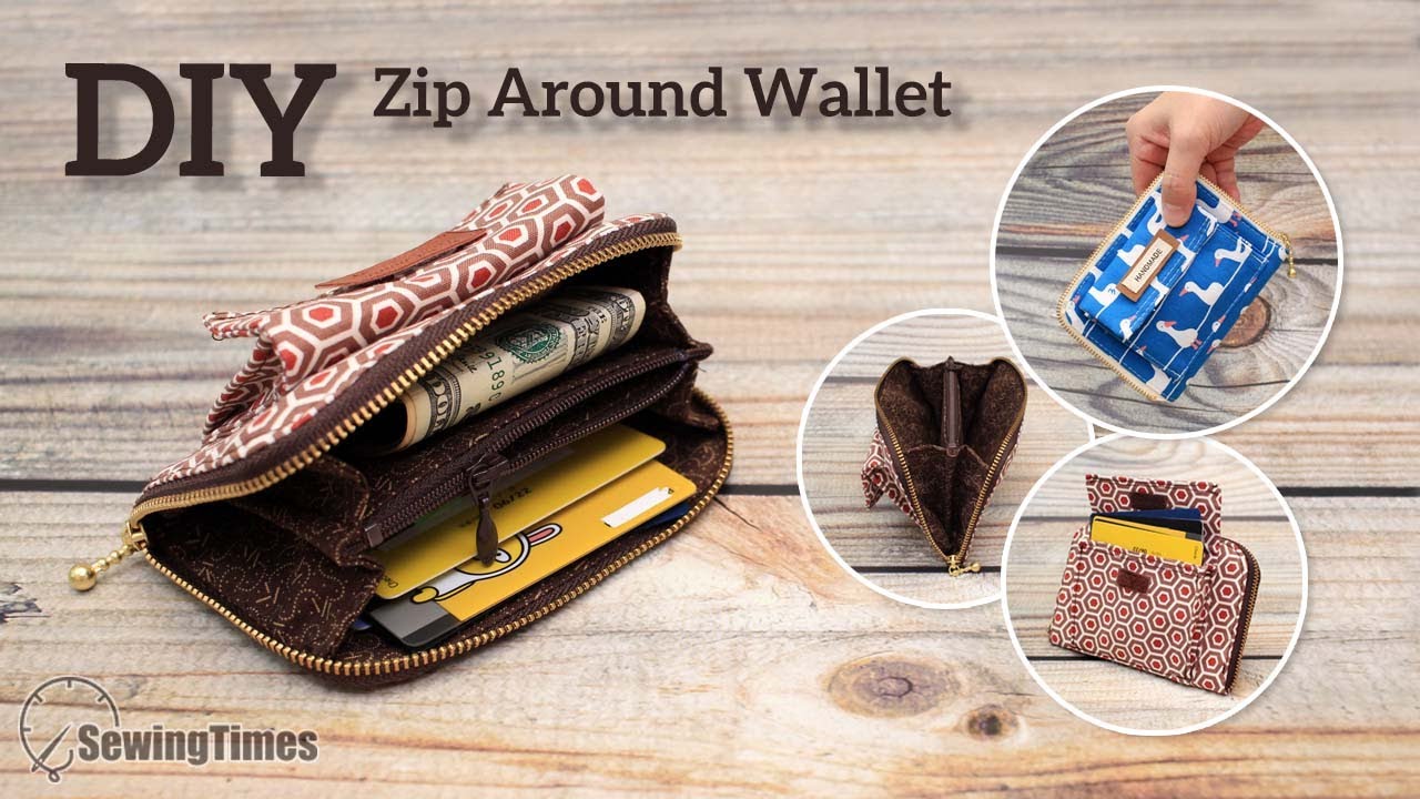 Zip Around Pearl Wallet Tutorial from Diedel*Bug Handmade