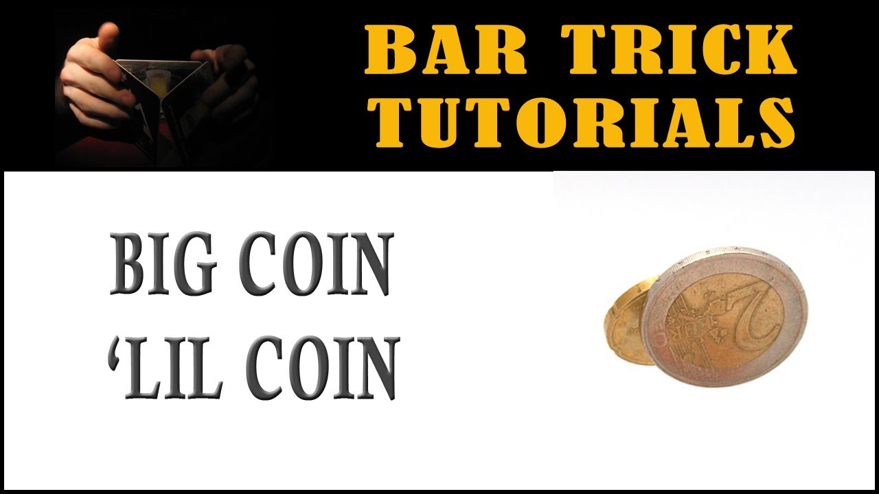 How to Perform the big coin in a small hole bar trick « Bar Tricks :: WonderHowTo