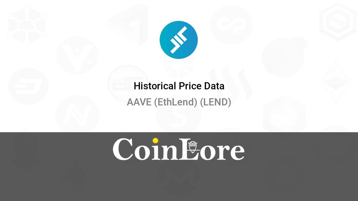 EthLend (LEND) price, history charts & useful analytics | Bitgur