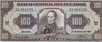 Currency ECS Ecuador (->USD) [Ecuadorian sucre]