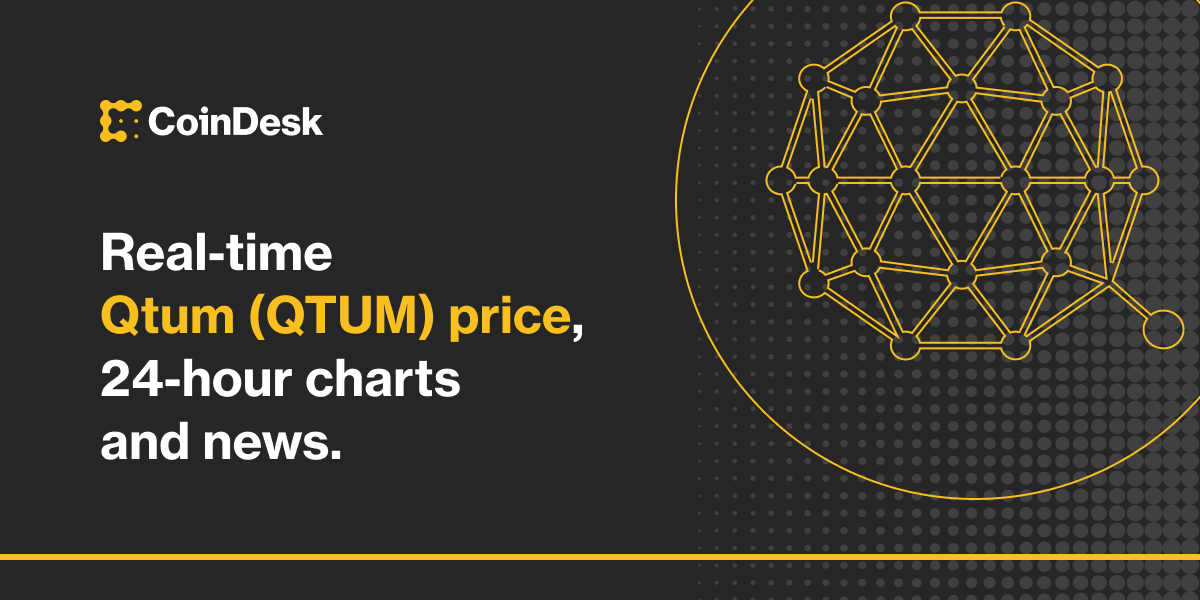 QTUM Price | QTUM Price Index and Live Chart – CoinDesk