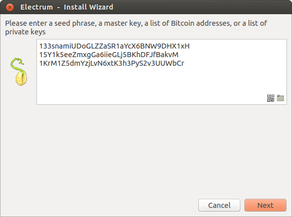 Restoring your standard wallet from seed – Bitcoin Electrum