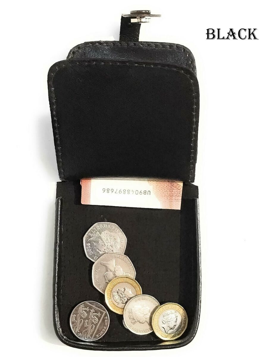 The Dinero Upcycled Leather Coin Purse - Jaclyn @ Shopwise