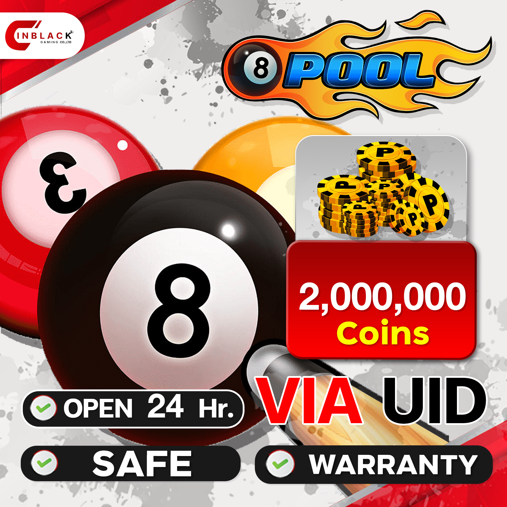 1 B Buy Get M Free LEGIT 8 Ball coins POOL India | Ubuy