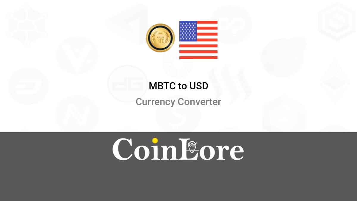 Convert 1 MBTC to USD ‒ Real-Time Micro Bitcoin Finance Conversion | coinlog.fun