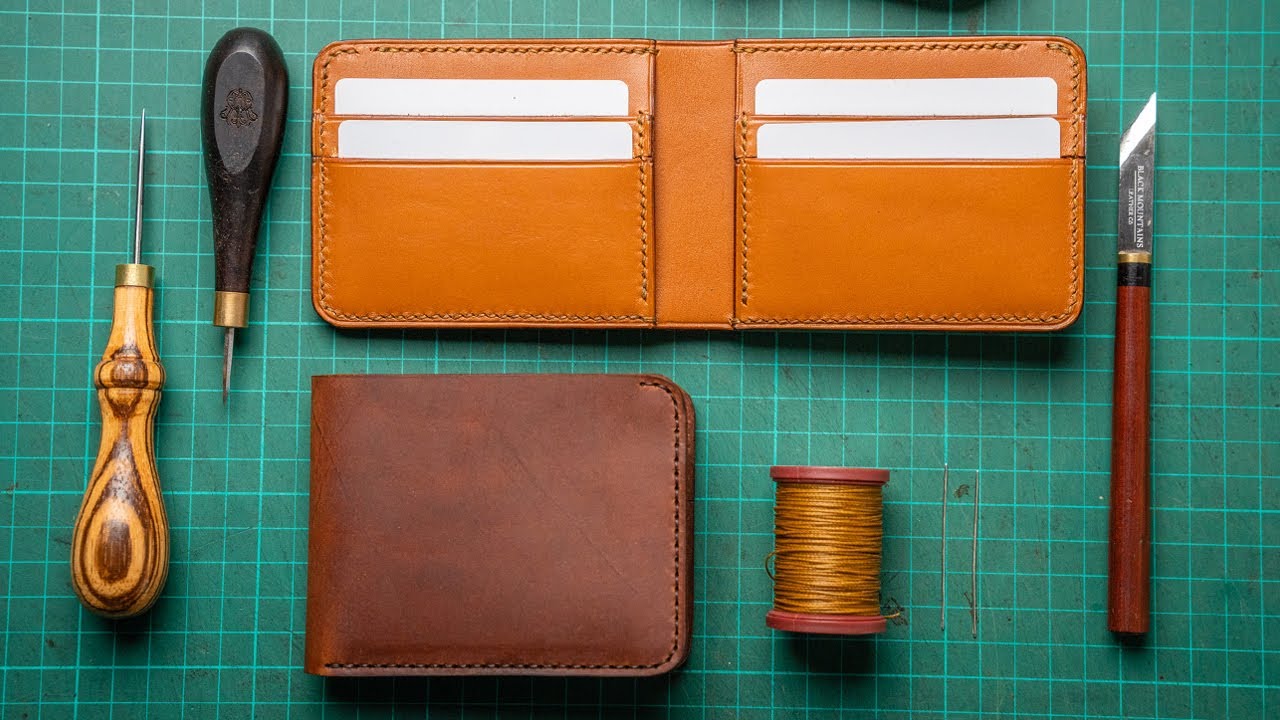 DIY Leather Wallet Kit | Wallet Handstitch No Tools | The Leather Guy