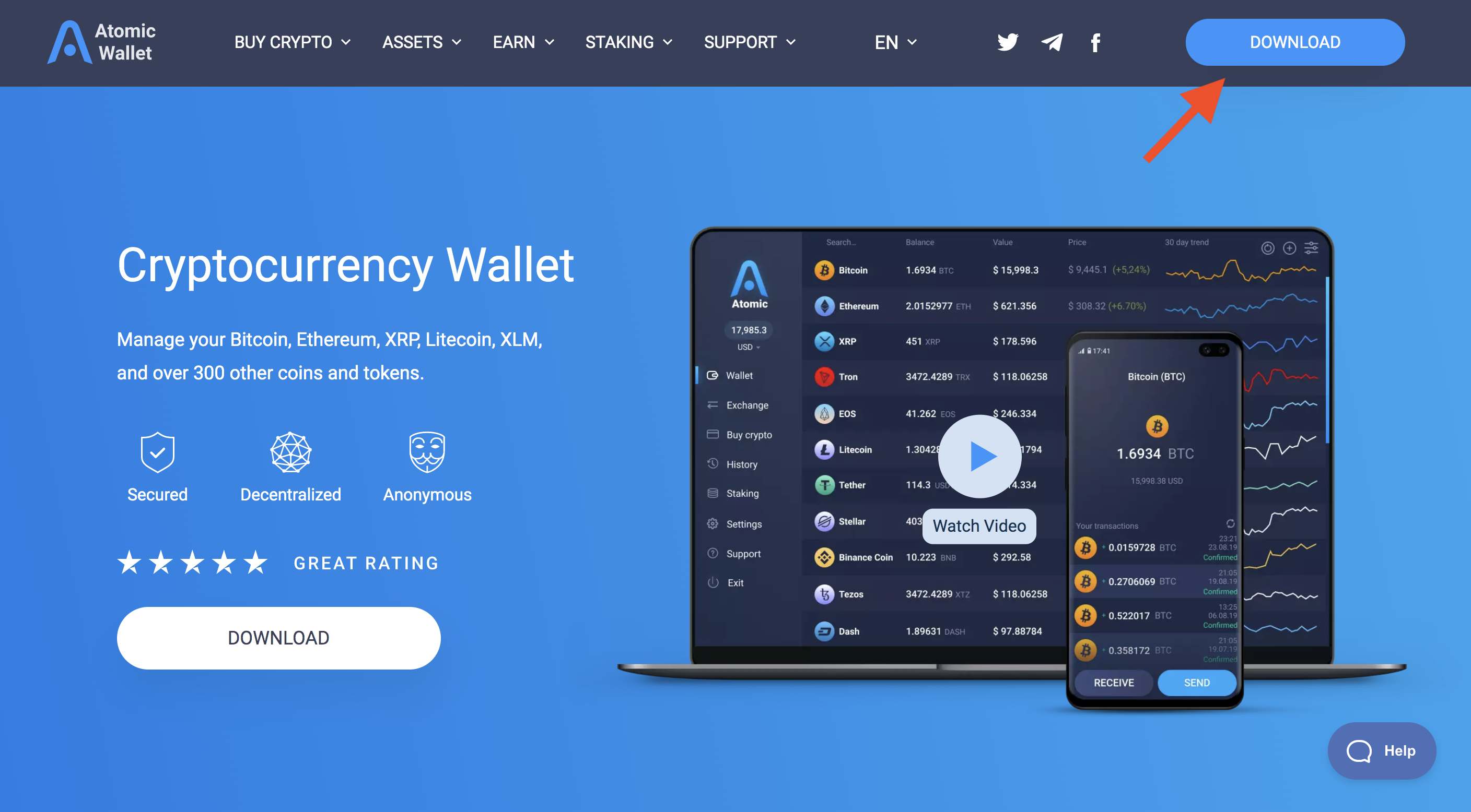 Creating a Software Hedera Account through Atomic Wallet to Load in MyHbarWallet | LaunchBadge