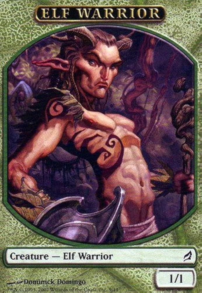 Elf Warrior Token - Eternal Masters - Magic: The Gathering