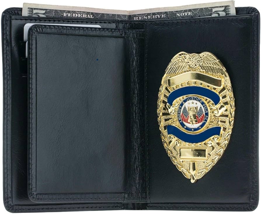 Family Wallet | Courtesy Badge Wallet | Police Family Mini Badge Wallet