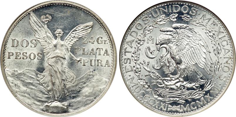 2 Pesos - Mexico – Numista